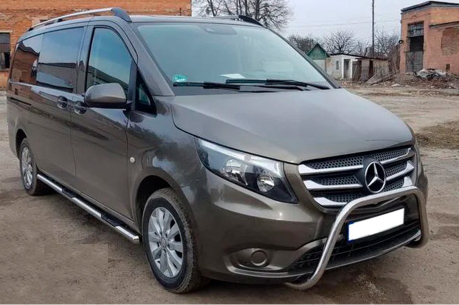 Mercedes Vito/V-class W447 2014– Nerezový přední ochranný rám (kengur) WT006 Image