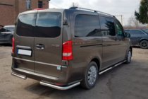 Mercedes Vito/V-class W447 2014– Zadní rohová ochrana AK003 (nerez) fotografie 3