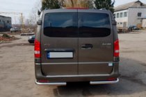 Mercedes Vito/V-class W447 2014– Zadní rohová ochrana AK003 (nerez) fotografie 2