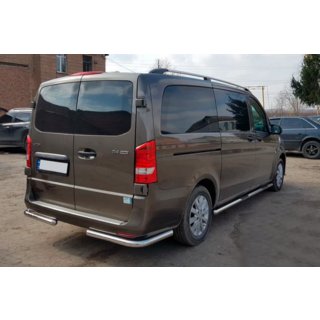 Zadní rohová ochrana AK003 (nerez) Mercedes Vito/V-class W447 2014– fotografie 3
