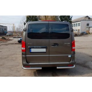 Zadní rohová ochrana AK003 (nerez) Mercedes Vito/V-class W447 2014– fotografie 2