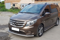Mercedes Vito/V-class W447 2014– Přední ochranný rám ST008 (nerez) fotografie 2