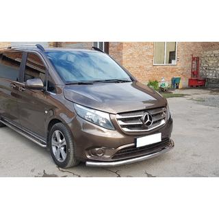 Přední ochranný rám ST008 (nerez) Mercedes Vito/V-class W447 2014– fotografie 3