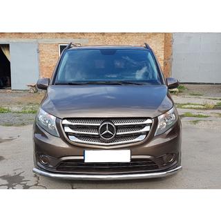 Přední ochranný rám ST008 (nerez) Mercedes Vito/V-class W447 2014– fotografie 1