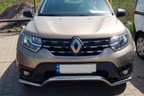 Dacia Duster 2018–2024 Přední ochranný rám WT008 (nerez) fotografie 6