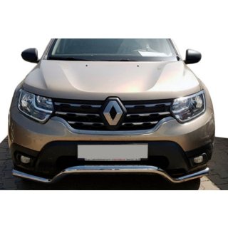 Přední ochranný rám WT008 (nerez) Dacia Duster 2018–2024 fotografie 1