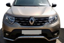 Renault Duster 2018–2024 Přední ochranný rám WT008 (nerez) fotografie 1