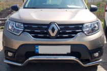 Renault Duster 2018–2024 Přední ochranný rám WT008 (nerez) fotografie 4