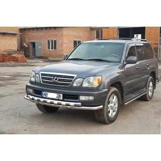 Přední ochranný rám ST015 (nerez) Lexus LX470 1998–2007 fotografie 2