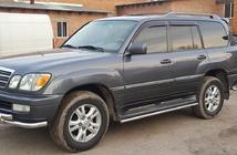 Lexus LX470 1998–2007 Ochranné boční prahy (2 ks, nerez) fotografie 2