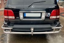 Lexus LX470 1998–2007 Zadní ochranný rám AK009-15 (nerez) fotografie 2