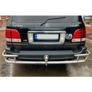 Zadní ochranný rám AK009-15 (nerez) Lexus LX470 1998–2007 fotografie 2