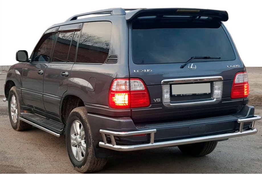 Lexus LX470 1998–2007 Zadní ochranný rám AK009-15 (nerez) Image