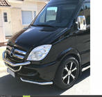 Mercedes Sprinter W906 2006–2018 Nerezový přední ochranný rám OM3-2 (2013+) Horní fotografie 6
