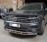 Volkswagen Tiguan 2016–2023 Přední ochranný rám ST016 (nerez) fotografie 4