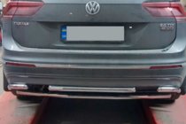 Volkswagen Tiguan 2016–2023 Zadní ochranný oblouk AK001-2 (nerez) fotografie 3