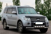 Mitsubishi Pajero Wagon IV 2006–2021 Přední ochranný rám ST015-13 (nerez) fotografie 2