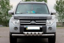 Mitsubishi Pajero Wagon IV 2006–2021 Přední ochranný rám ST015-13 (nerez) fotografie 1