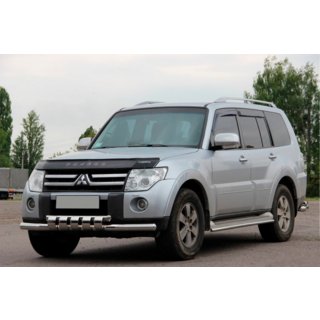 Přední ochranný rám ST015-13 (nerez) Mitsubishi Pajero Wagon IV 2006–2021 fotografie 4