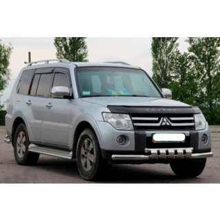 Přední ochranný rám ST015-13 (nerez) Mitsubishi Pajero Wagon IV 2006–2021 fotografie 2
