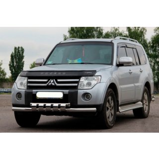 Přední ochranný rám ST015-13 (nerez) Mitsubishi Pajero Wagon IV 2006–2021 fotografie 3