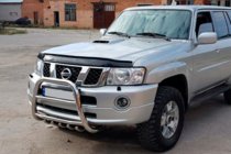 Nissan Patrol Y61 1997–2011 Nerezový přední ochranný rám QT007 fotografie 2