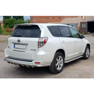 Zadní ochranný rám AK005-15 (pouze pro EV, 2 ks, nerez) Toyota Rav 4 2006–2013 fotografie 2