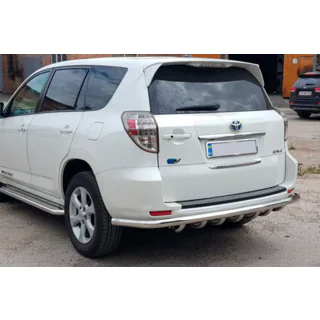 Zadní ochranný rám AK005-15 (pouze pro EV, 2 ks, nerez) Toyota Rav 4 2006–2013 fotografie 3