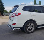 Hyundai Santa Fe 2 2006–2012 Zadní ochranný oblouk AK007-1 (nerez) fotografie 2