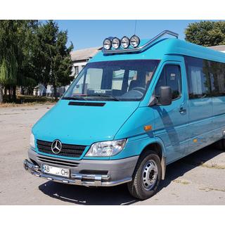Přední ochranný rám ST015-2 (nerez) Mercedes Sprinter W901/902/903/904/905 1995–2006 fotografie 3