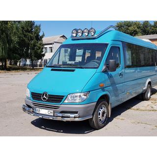 Přední ochranný rám ST015-2 (nerez) Mercedes Sprinter W901/902/903/904/905 1995–2006 fotografie 4