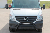 Mercedes Sprinter W906 2006–2018 Přední ochranný rám (bullbar) WT003 (černý) fotografie 2