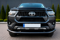 Toyota Hilux 2015– Přední ochranný rám Texas pro 2020+ (76 mm, černý) fotografie 4
