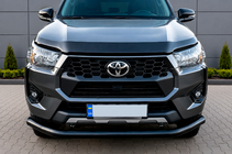 Toyota Hilux 2015– Přední ochranný rám Texas pro 2020+ (76 mm, černý) fotografie 6