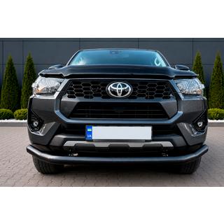 Přední ochranný rám Texas pro 2020+ (76 mm, černý) Toyota Hilux 2015– fotografie 4