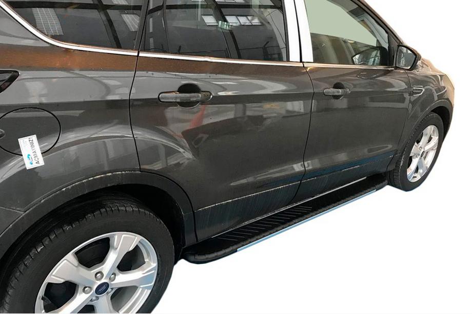 Skoda Karoq 2018– Boční prahy Bosphorus Grey (2 ks, hliník) Image