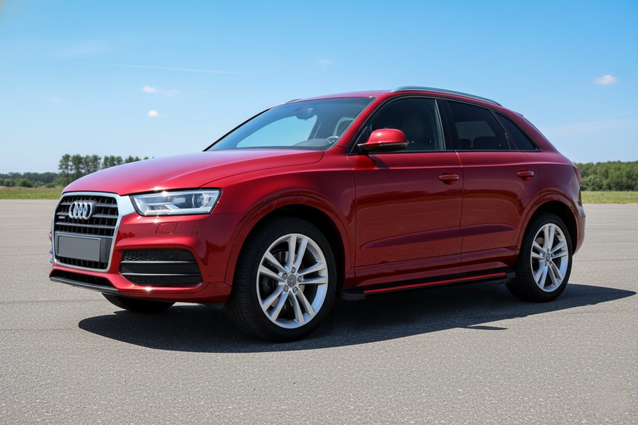 Audi Q3 2011–2019 Boční nášlapy Maya Red (2 ks, hliník) Image