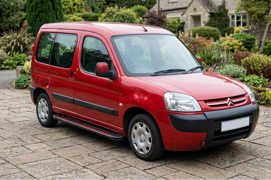 Citroen Berlingo 1996–2008 Boční nášlapy Maya Red (2 ks, hliník) Image