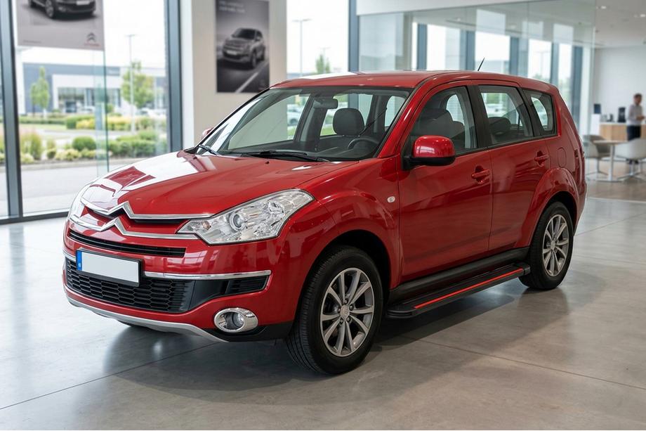 Citroen C-Crosser 2007–2013 Boční nášlapy Maya Red (2 ks, hliník) Image