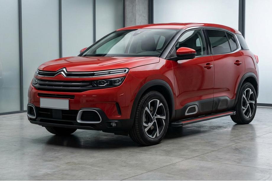 Citroen C5 Aircross 2017–2025 Boční nášlapy Maya Red (2 ks, hliník) Image