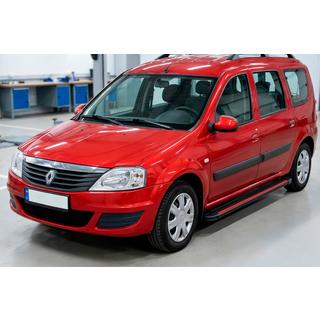 Boční nášlapy Maya Red (2 ks, hliník) Dacia Logan MCV 2004–2014 fotografie 3