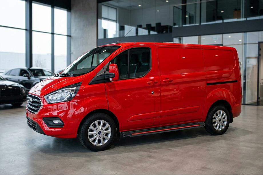 Ford Custom 2013–2022 Boční nášlapy Maya Red (2 ks, hliník) Image