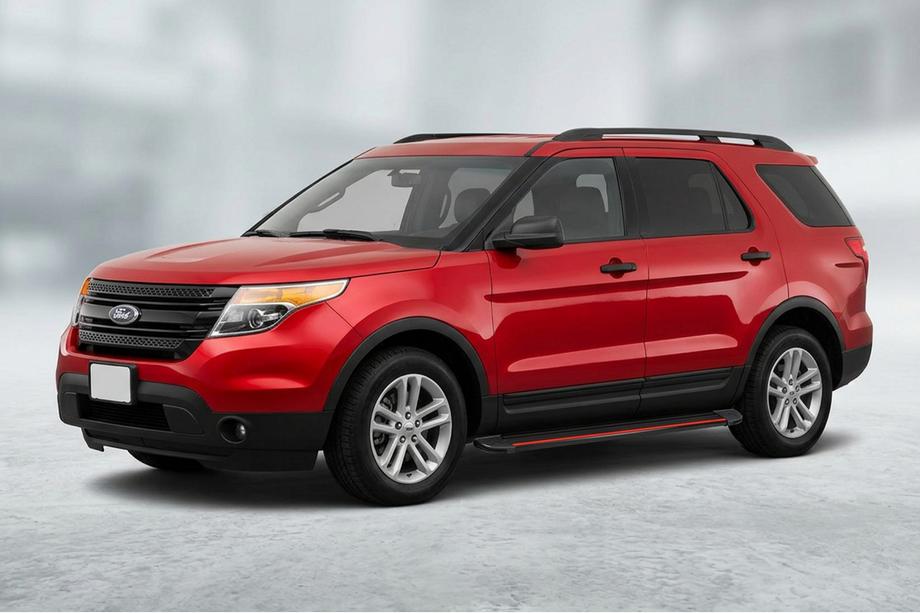Ford Explorer 2011–2019 Boční nášlapy Maya Red (2 ks, hliník) Image