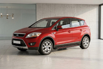 Ford Kuga 2008–2013 Boční nášlapy Maya Red (2 ks, hliník) fotografie 1