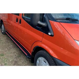 Boční nášlapy Maya Red (2 ks, hliník) fotografie 1