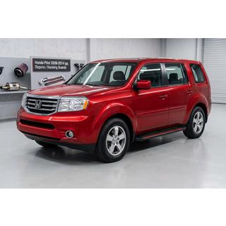 Boční nášlapy Maya Red (2 ks, hliník) Honda Pilot 2008–2015 fotografie 1