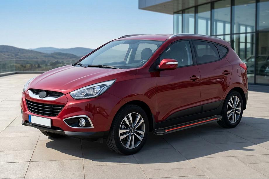 Hyundai IX-35 2010–2015 Boční nášlapy Maya Red (2 ks, hliník) Image