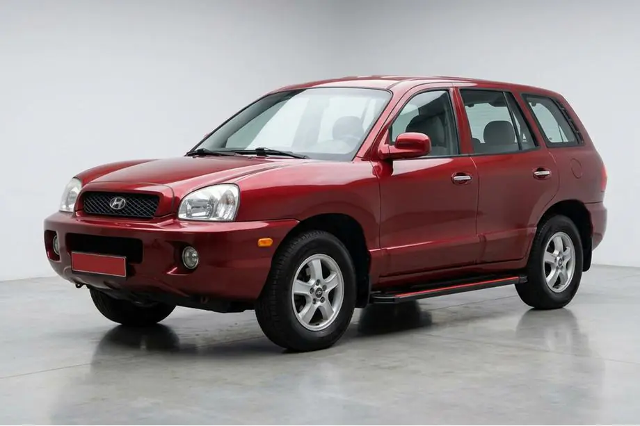 Hyundai Santa Fe 1 2000–2006 Boční nášlapy Maya Red (2 ks, hliník) Image