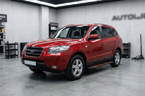 Hyundai Santa Fe 2 2006–2012 Boční nášlapy Maya Red-Black (2 ks, hliník) fotografie 1