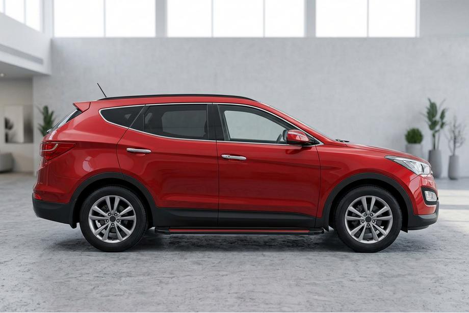 Hyundai Santa Fe 3 2012–2018 Boční nášlapy Maya Red (2 ks, hliník) Image